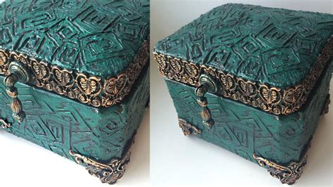 DIY Beautiful Jewelry Box Handmade Box Paper Craft YouTube