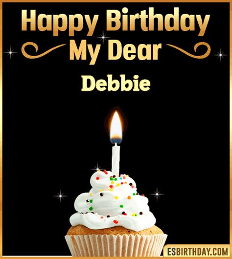 Happy Birthday Debbie  🎂 Images Animated Wishes【28 S】