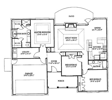 It hadn't been touched since it was built; 3 Bedroom Bungalow House Plans Beautiful 3 Bedroom ...