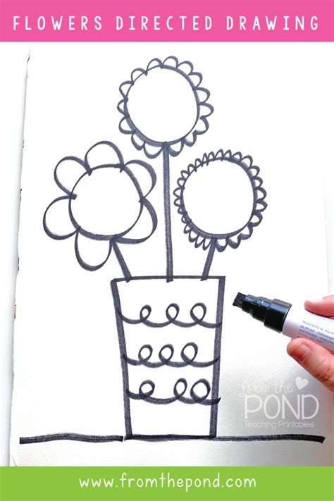 Directed Drawing For Kindergarten From The Pond