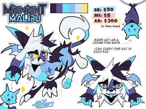 This is the latest list with working promotions which is always up to date. Adopt auction (pending) - Midnight Malibu by Chycero ...