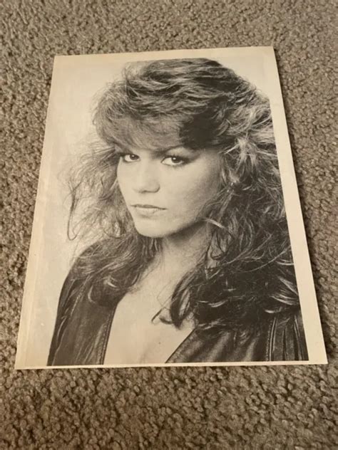VINTAGE 1990 NANCY BENOIT WOMAN WCW Wrestling Photo Pinup Clipping