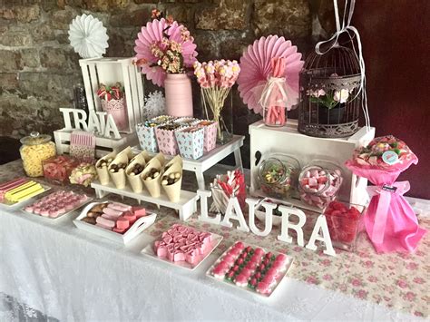 Candy Bar Comunión Sweet Table Decorations First Communion Decorations