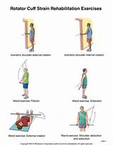 Pictures of Rotator Cuff Physical Therapy Exercises