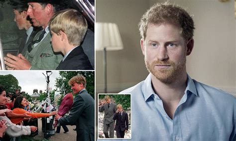 prince william and harry reveal reaction to diana s death daily mail online