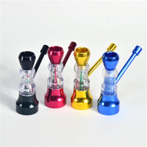 High Quality Mini Hookah For Smoking Weed Metal Smoking Water Pipe With