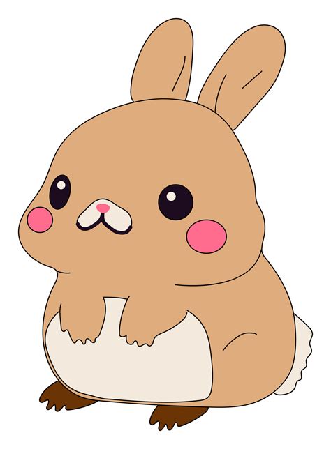 Free Easter Kawaii Bunny Sticker Happy Easter Sticker Rabbit 21680929