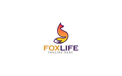 Fox Life Logo Design Template 191649 Templatemonster