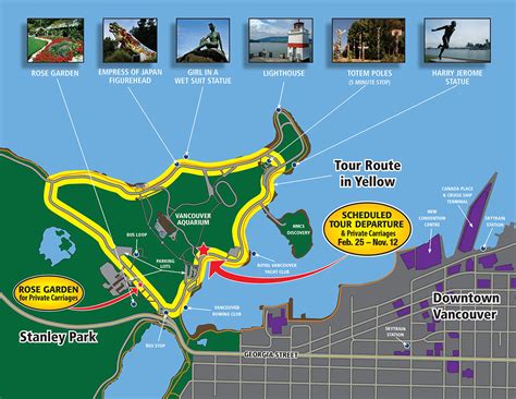 Stanley Park Tours Vancouver Map