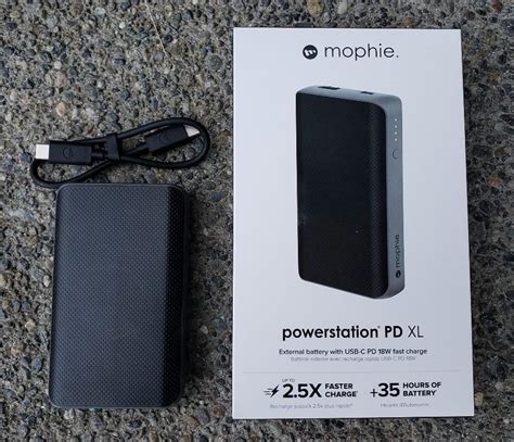 Mophie Powerstation Pd Xl Hands On Charge Your Mobile Device Up To 25