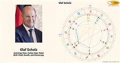 Olaf Scholz’s natal birth chart, kundli, horoscope, astrology forecast ...