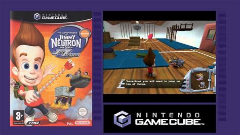 The Adventures Of Jimmy Neutron Boy Genius Jet Fusion Gamecube Game