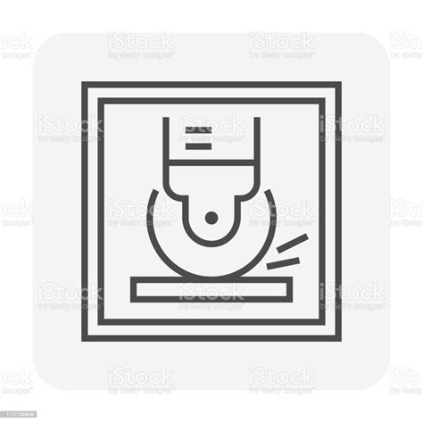 Cnc Milling Icon Stock Illustration Download Image Now Istock