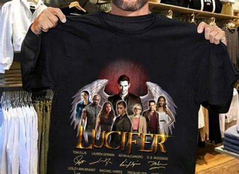 Lucifer Movie T Fan Unisex T Shirt Cast All Signature Etsy