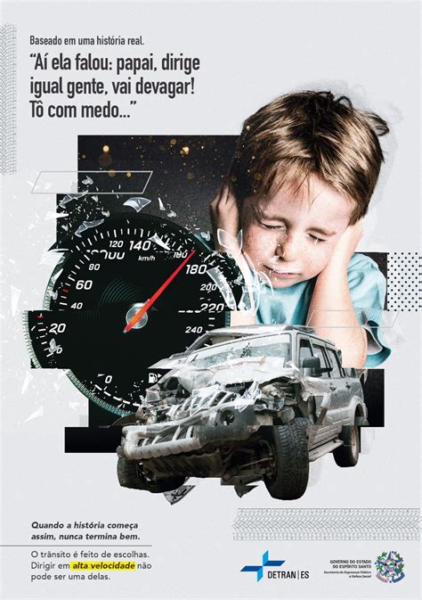 detran es campanha do detran es destaca as consequências do excesso de velocidade no trânsito