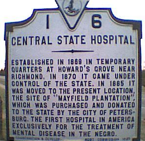 Central State Hospital Petersburg Virginia Historic Asylums