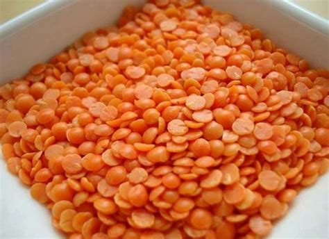 Red Lentil Split Masoor Dal High In Protein Packaging Size 50 Kg At