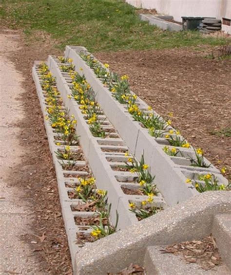 You can make two rows bench or more depending on how many plants you have. 40+ Luxury DIY Cinder Block Garden Design Ideas #gardening ...