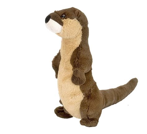 Giant sea otter stuffed animal. River Otter soft plush toy standing stuffed animal 10 ...