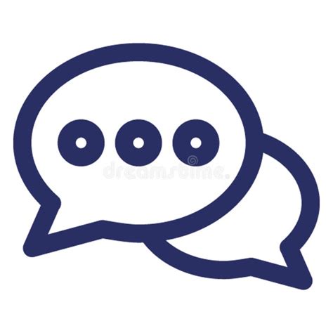 Chat Boxes Isolated Vector With Outline Icon Which Can Easily Modify Or