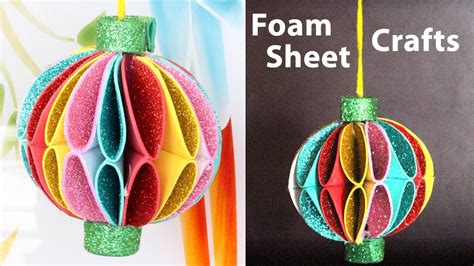 Glitter Foam Sheet Ornaments Making Diy Christmas Ornaments 2019