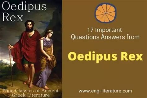 oedipus rex 17 important questions and answers all about english literature