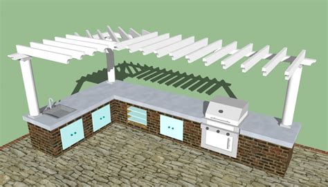 Outdoor Kitchen Designs Howtospecialist How To Build Step By Step