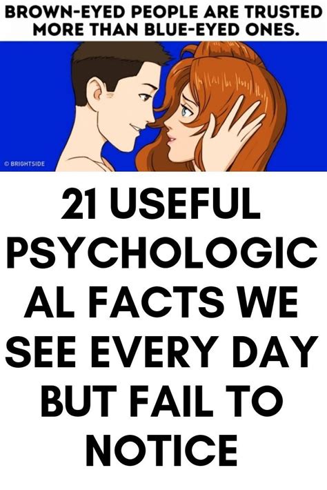 21 Useful Psychological Facts We See Every Day But Fail To Notice Psychology Facts Facts