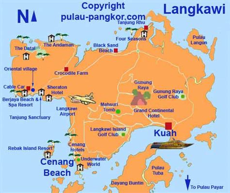 Now everyone is a vips. Map of Langkawi, overview maps of Langkawi and Cenang Beach