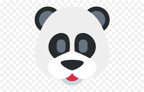 Panda Face Emoji Meaning With Pictures Emojis De Un Pandapanda Emoji