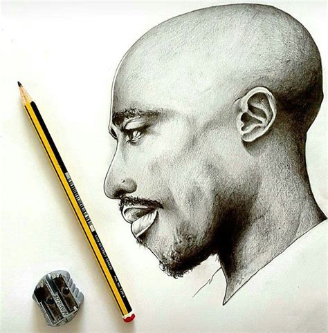 Pin By Kizzoartist On Creartive Tupac Art Male Sketch Art