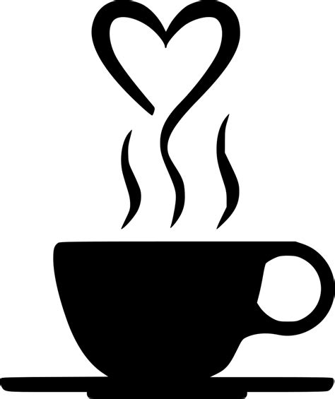 Smoke Drink Heart Romantic Comments Coffee Mug With Heart Png Clipart