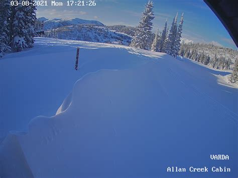 Prices are great and the grooming is phenomenal. Snowmobile Conditions in Valemount, BC - Webcam Allan ...