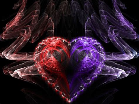 Free Download Image Red Purple Heart Wallpaper Dhtt Djls Ocs Wiki