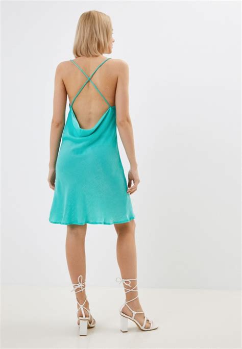 Платье Koton цвет бирюзовый Rtlacf856501 — купить в интернет