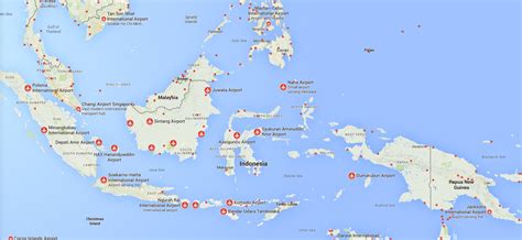 Indonesia Airports Map Plane Flight Tracker