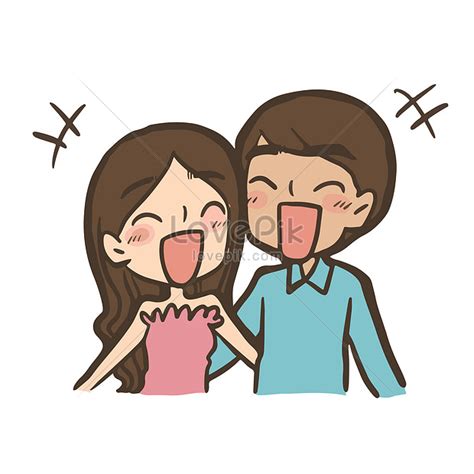 Gambar Kebahagiaan Pasangan Kartun Clip Art Ilustrasi Anime Kawaii Yang Lucu Terbaik Unduh