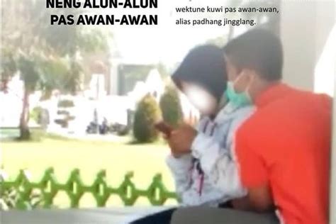 Foto Viral Video Sepasang Muda Mudi Mesum Di Alun Alun Caruban Madiun