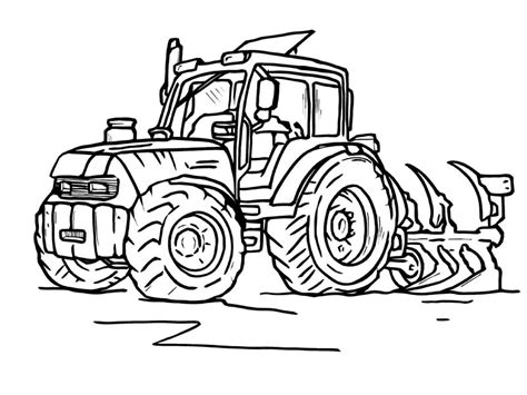 Traktor Do Wydruku Dla Dzieci Kombajn Dla Dzieci Malowanki Do