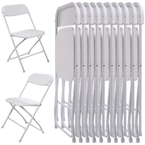 4.4 out of 5 stars 20. Ktaxon 10Pcs Commercial Plastic Folding Chairs Stackable ...