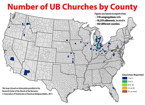 Where Ub Churches In The Usa Are Located Ubcentral