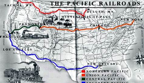 Transcontinental Railroad of 1869 - History