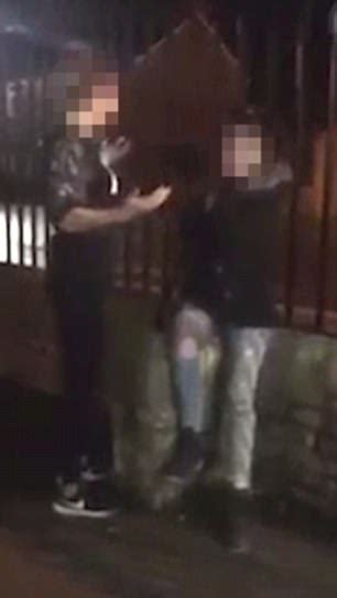 Teen Punches Schoolgirl In Face In Disturbing Video Daily Mail Online