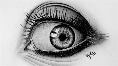 Drawing Eye With Charcoal Pencil Short Video Youtube