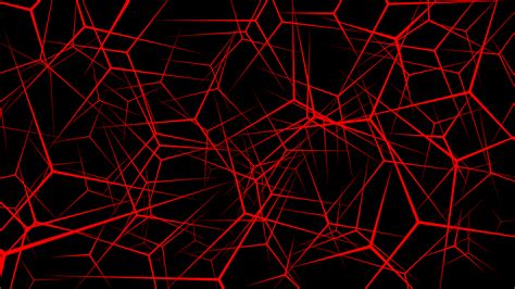 Abstract Background Neurons Red 4k By Pleb Lord On