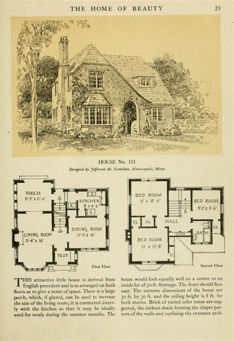 English Cottage Style Home Plan 6970am Architectural