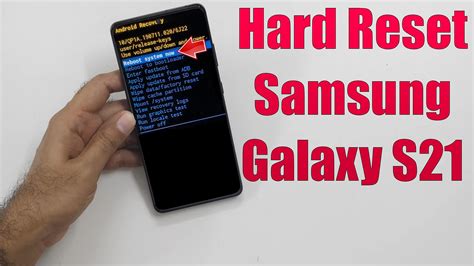 Hard Reset Galaxy S21 Factory Reset Remove Patternlockpassword How