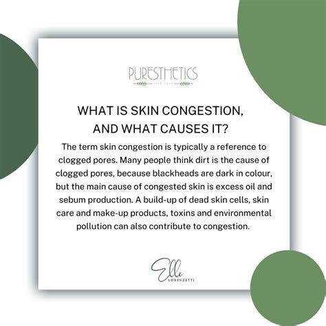 What Is Skin Congestion In 2021 Skin Care Treatments