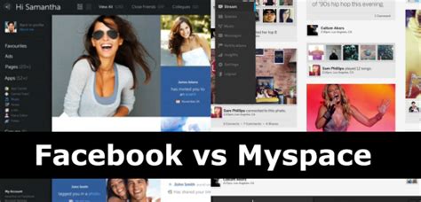 Facebook Vs Myspace Quem Vence Com As Novas Interfaces Gráficas