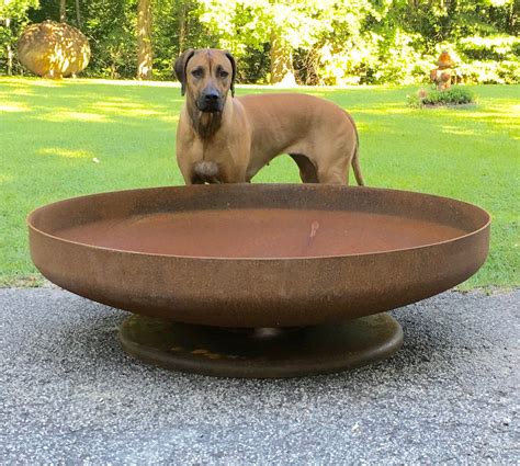Very happy with the fire ring. 48 inch Shallow Depth Steel Fire Pit - Custom Fire Pit ...
